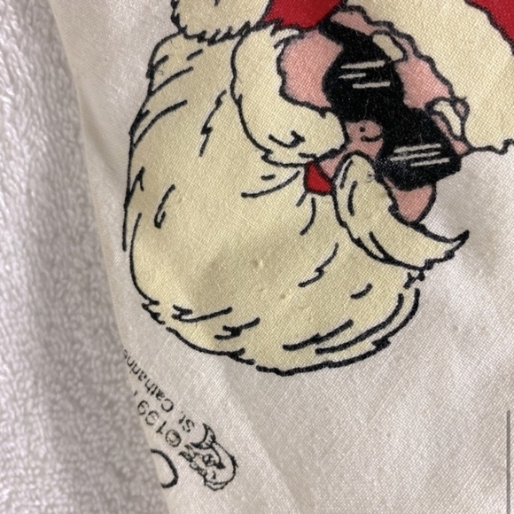 Vintage Catfish Calhoun Christmas Santa Head Tie - Picture 7 of 8